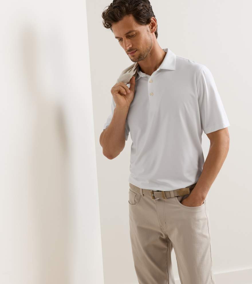 Solid Performance Jersey Polo - Alternate Image 1