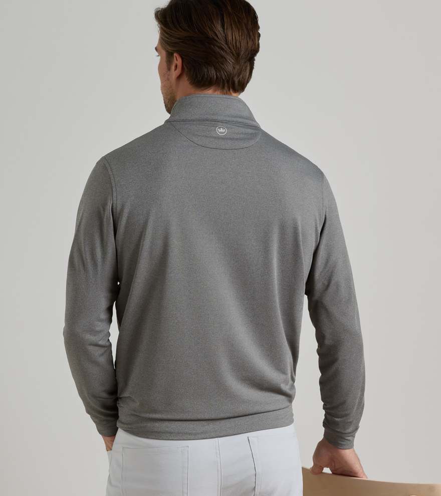 Perth M&eacute;lange Performance Quarter-Zip - Alternate Image 2