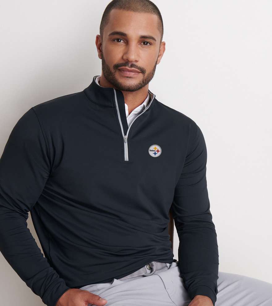 Pittsburgh Steelers Perth Performance Quarter-Zip - Alternate Image 1