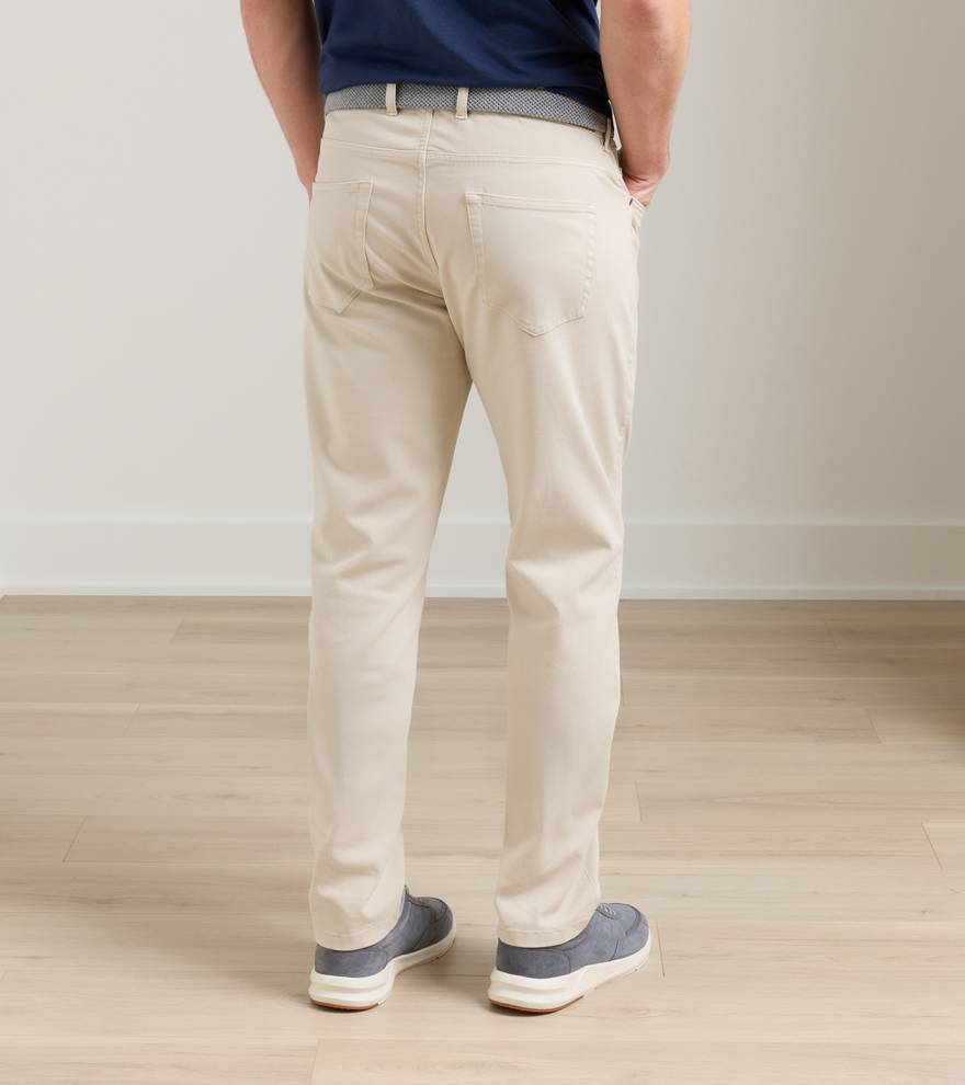 Crown Cotton Canvas Five-Pocket Trouser - Alternate Image 2