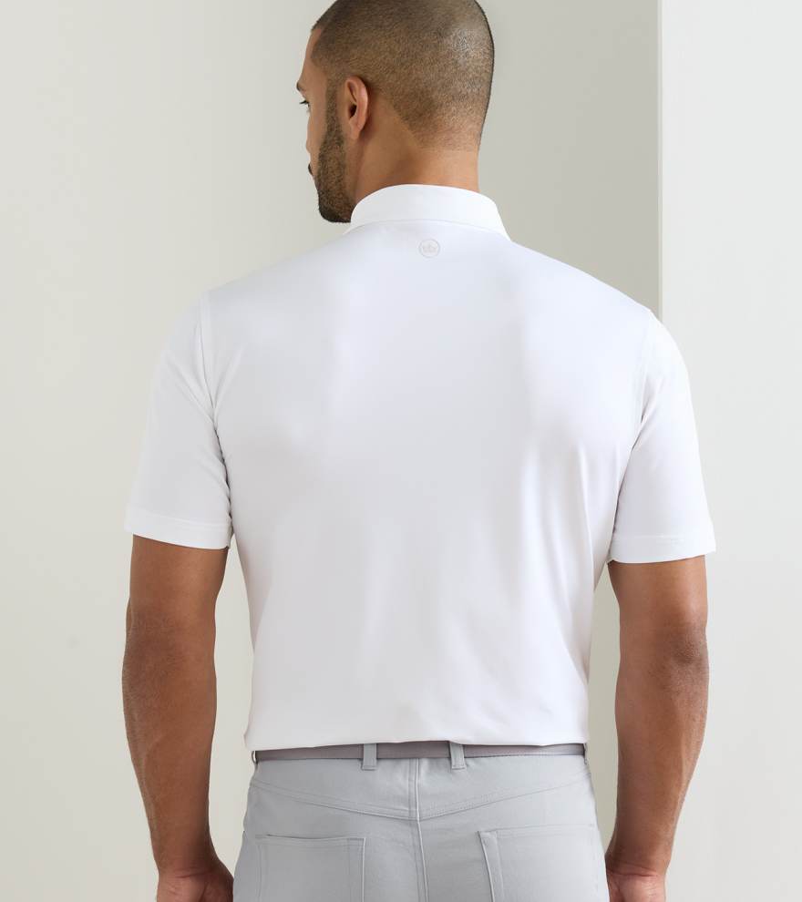 Solid Performance Jersey Polo - Alternate Image 2