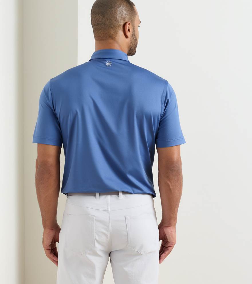 Solid Performance Jersey Polo - Alternate Image 2
