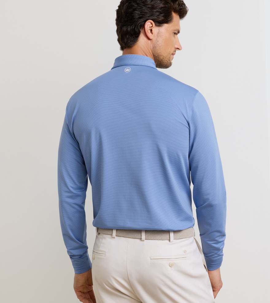 Jubilee Long-Sleeve Performance Jersey Polo - Alternate Image 2