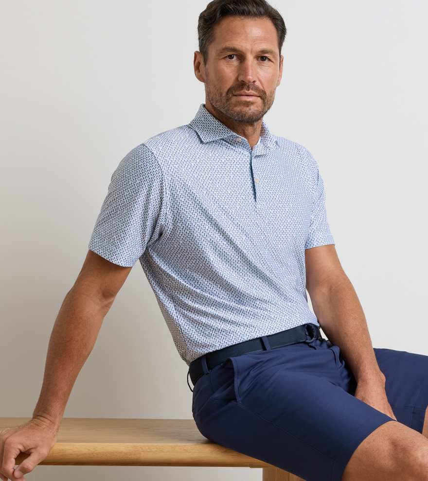 Casino Night Performance Jersey Polo - Alternate Image 1