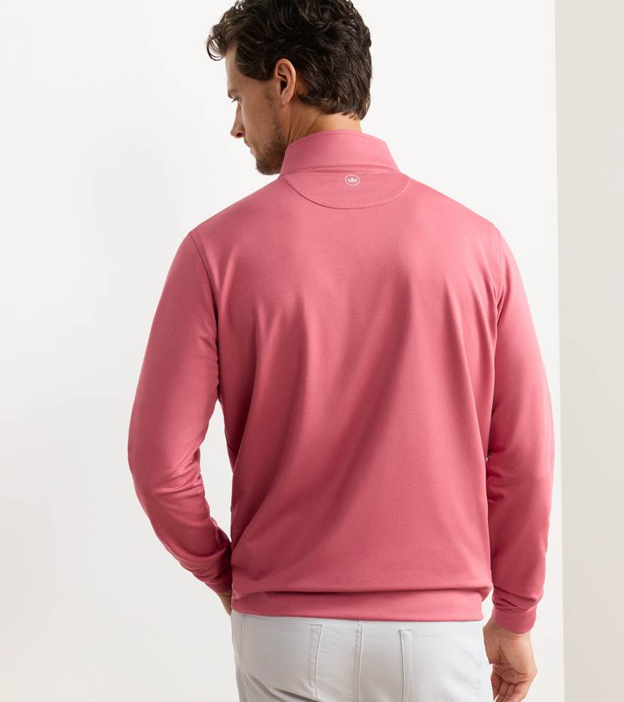 Perth M&eacute;lange Performance Quarter-Zip - Alternate Image 2