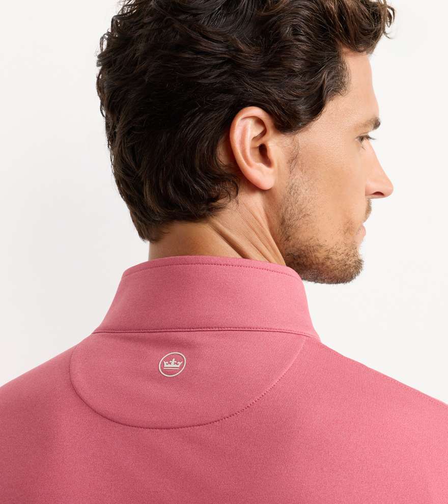 Perth M&eacute;lange Performance Quarter-Zip - Alternate Image 3