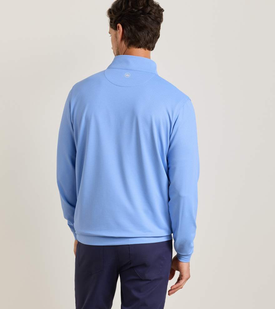 Perth Basketweave Performance Quarter-Zip - Alternate Image 2