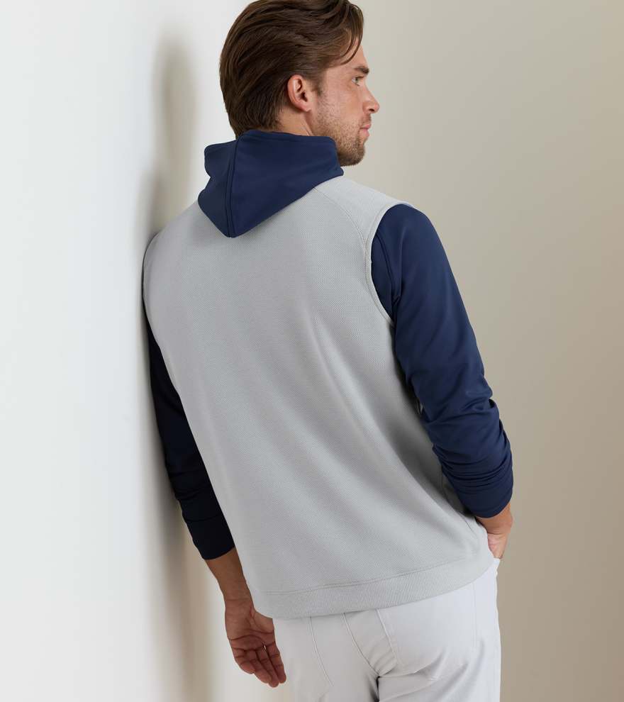 Cradle Piqu&eacute; Performance Full-Zip Vest - Alternate Image 2