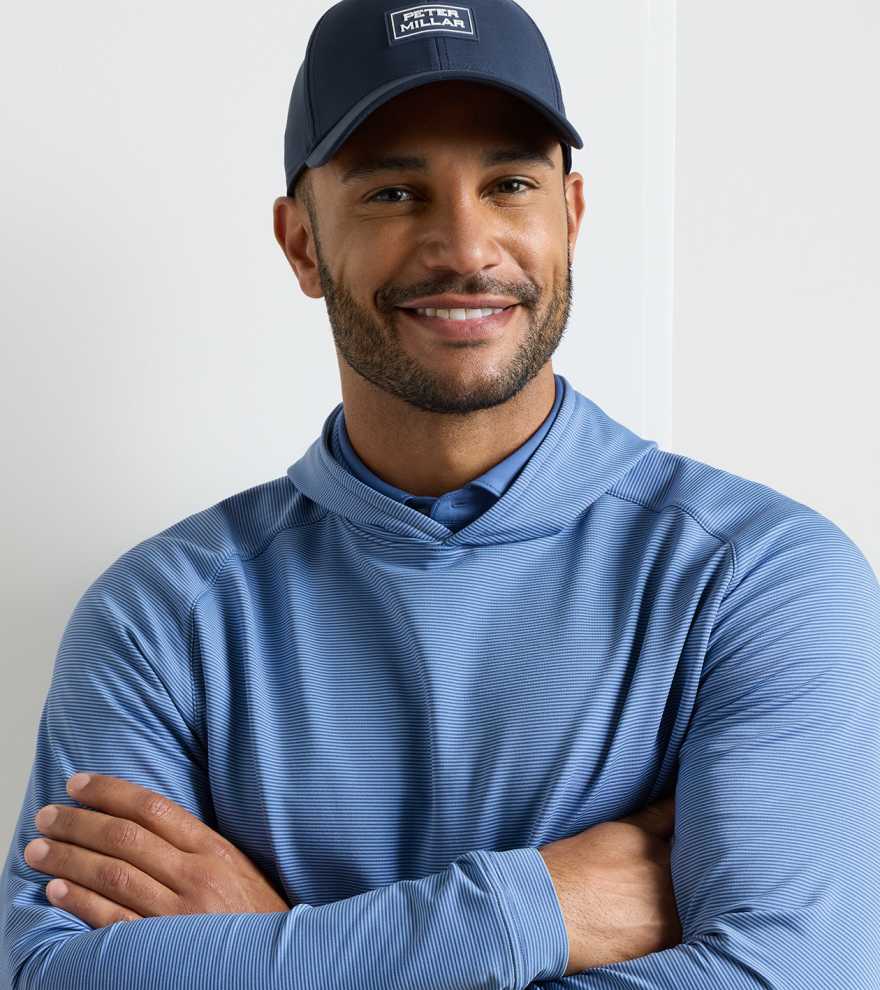 Pine Sugar Stripe Performance Hoodie - Alternate Image 4