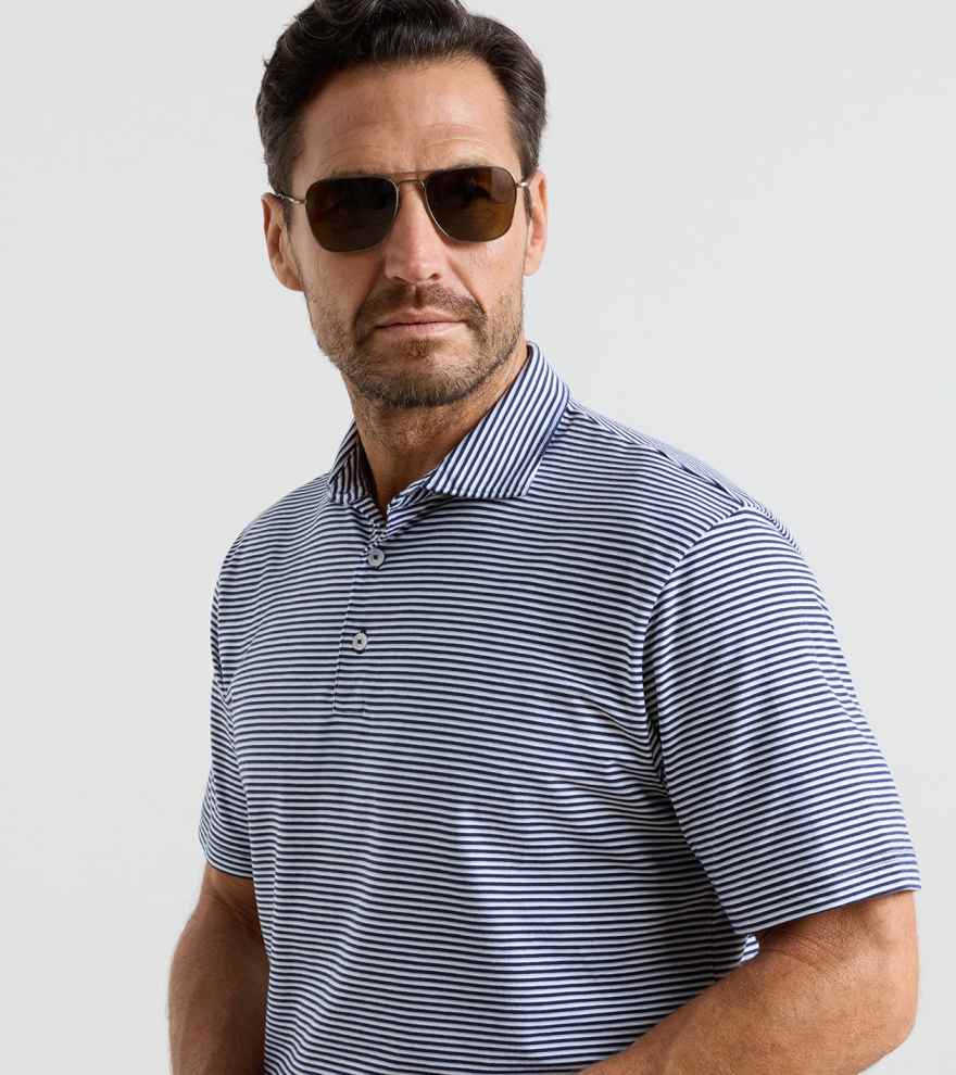 Calvert Crown Flex Cotton Polo - Alternate Image 3
