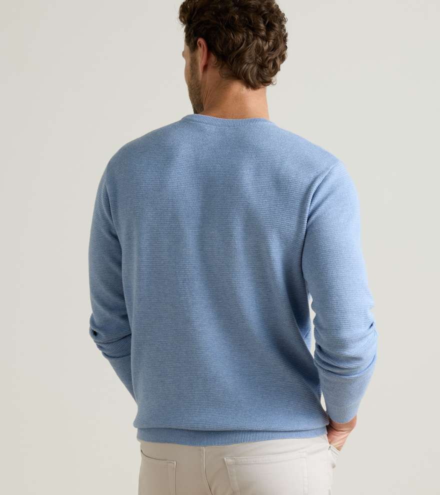 Coolspun Lite Textured Crewneck Sweater - Alternate Image 2