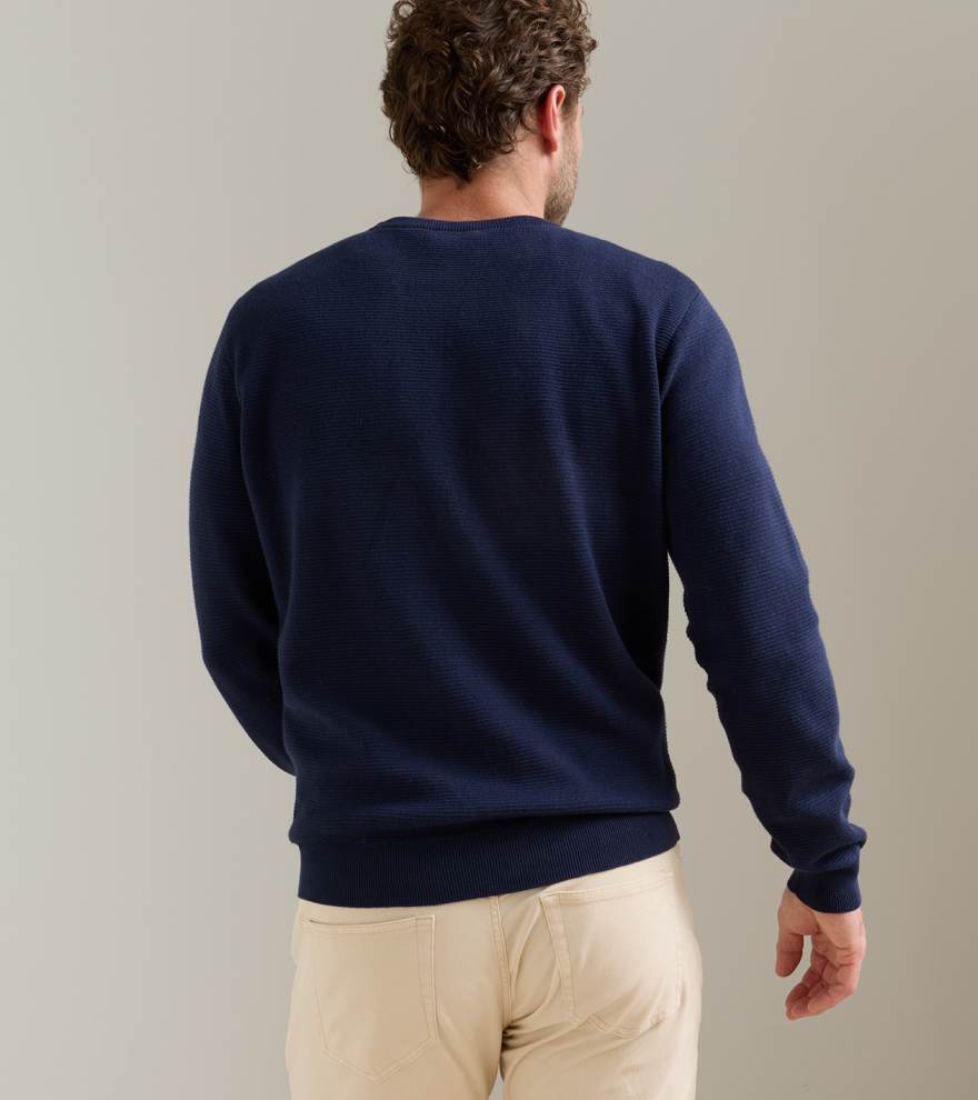 Coolspun Lite Textured Crewneck Sweater - Alternate Image 2