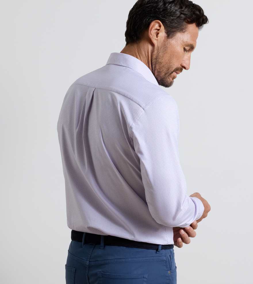 Conway Crown Lite Cotton-Stretch Sport Shirt - Alternate Image 2