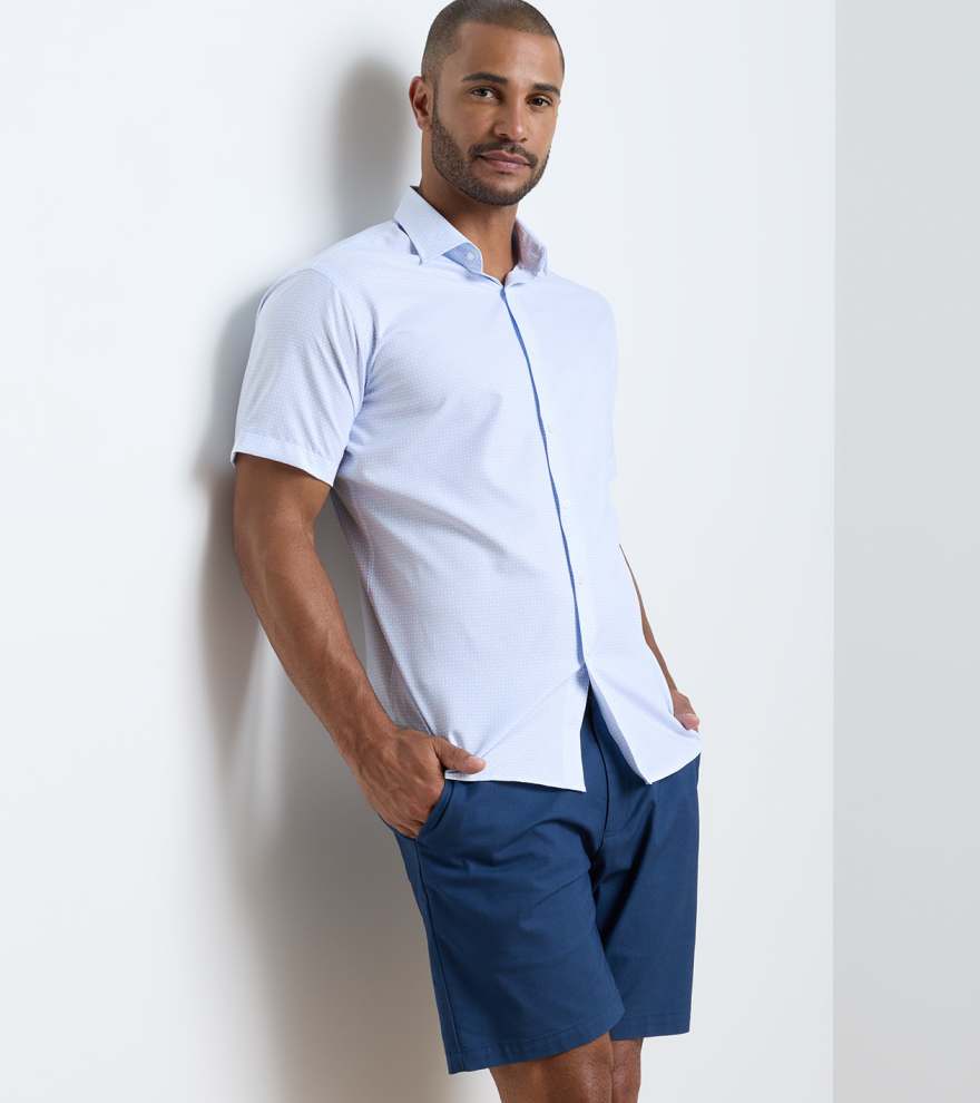 Baldwin Performance Poplin Sport Shirt - Alternate Image 1