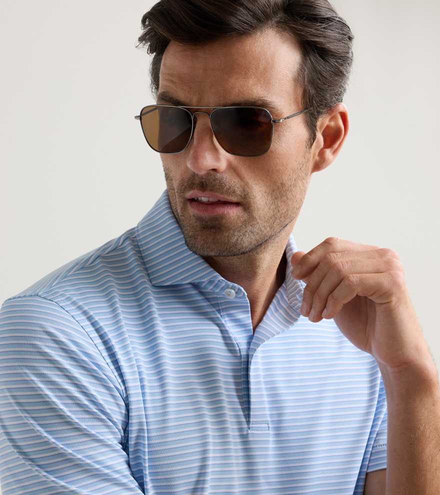 Tempo Performance Mesh Polo - Alternate Image 4