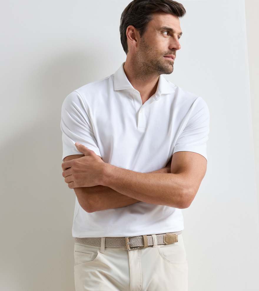 Albatross Cotton-Blend Piqu&eacute; Polo - Alternate Image 1