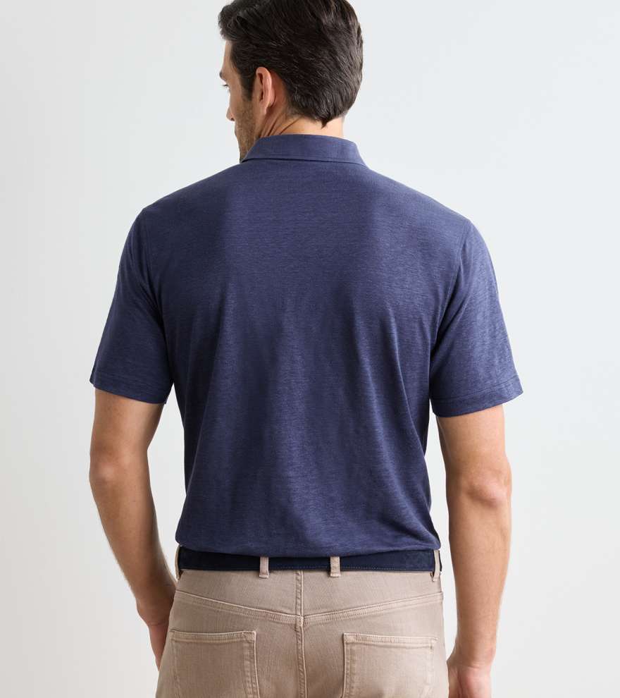 Astino Linen Polo - Alternate Image 1