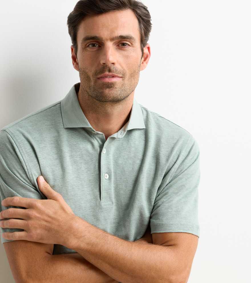 Astino Linen Polo - Alternate Image 2
