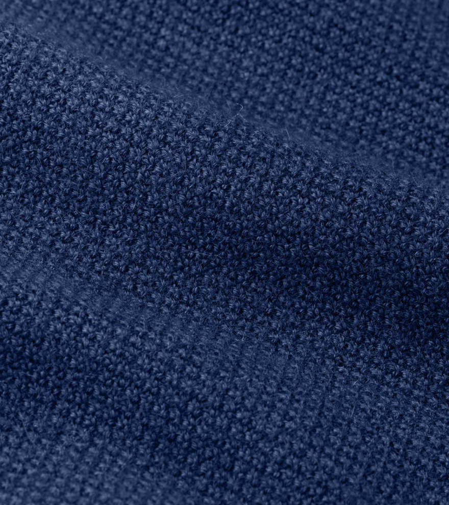 Voyager Cashmere-Silk Saddle Shoulder Quarter Zip - Alternate Image 4
