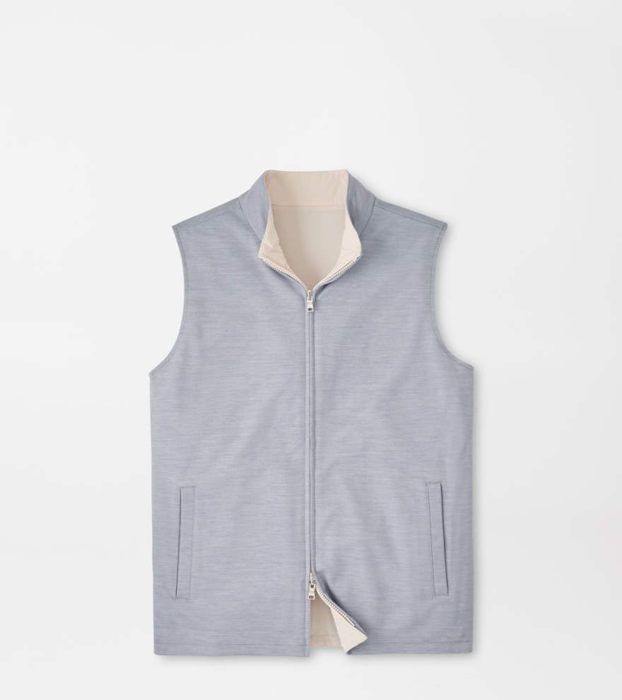 トップス reversible vest GRAY Ryder Reversible Vest | Men's Vests | Peter Millar