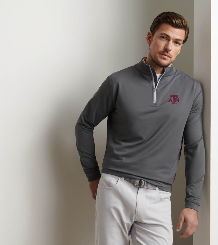 Texas A&M Perth Performance Quarter-Zip - Alternate Image 1