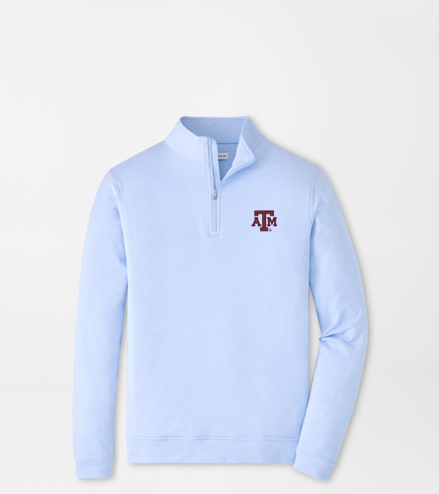 Texas A&M Perth Sugar Stripe Performance Quarter-Zip