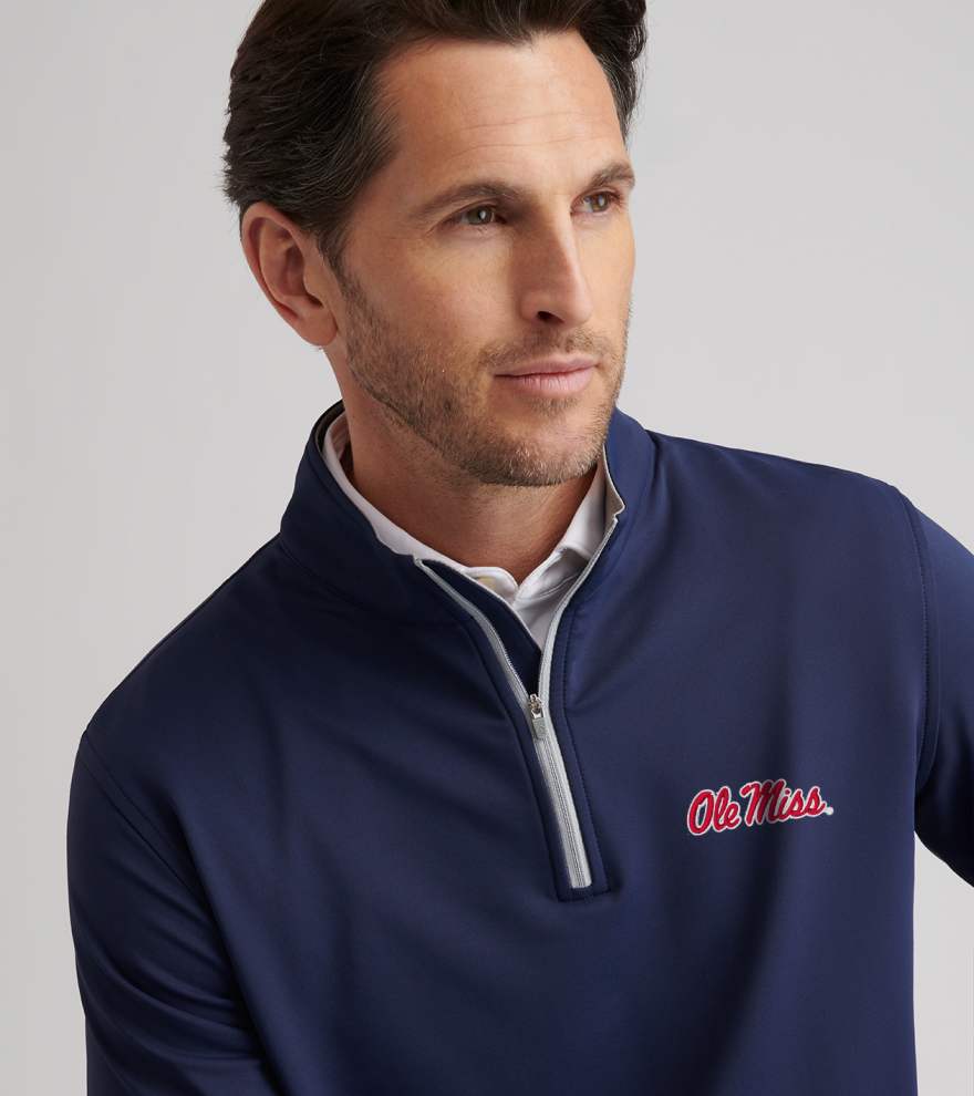 Ole Miss Perth Performance Quarter-Zip - Alternate Image 1