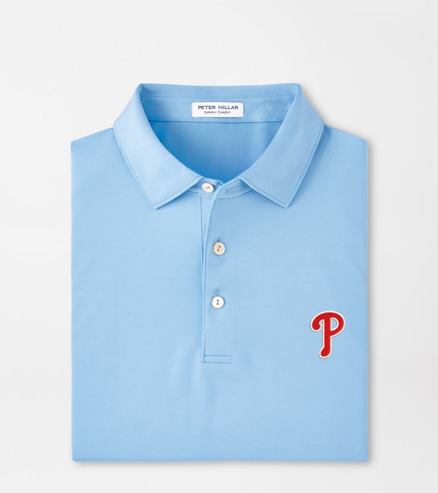 Philadelphia Phillies Solid Performance Jersey Polo
