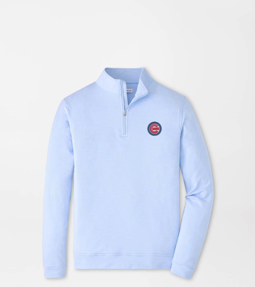 Chicago Cubs Perth Sugar Stripe Performance Quarter-Zip