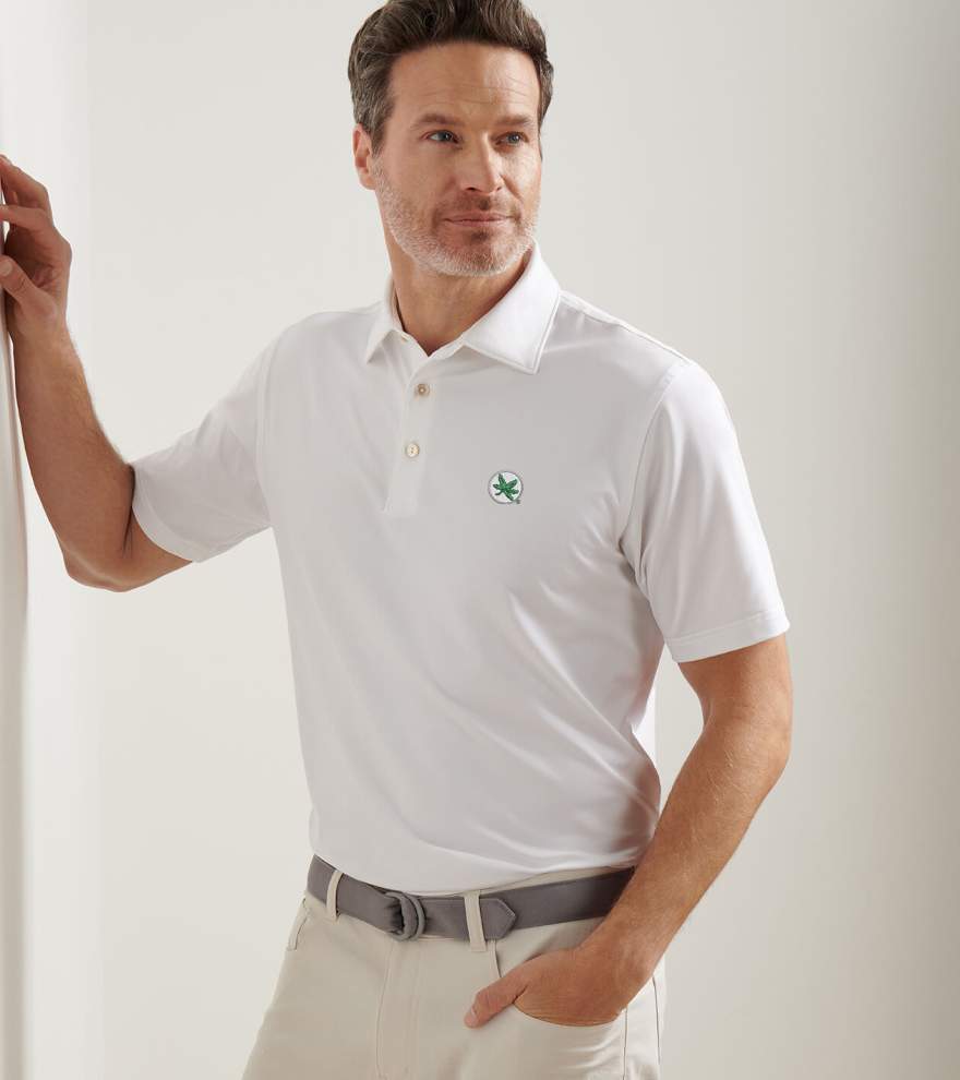 The Ohio State Buckeyes Solid Performance Jersey Polo - Alternate Image 1