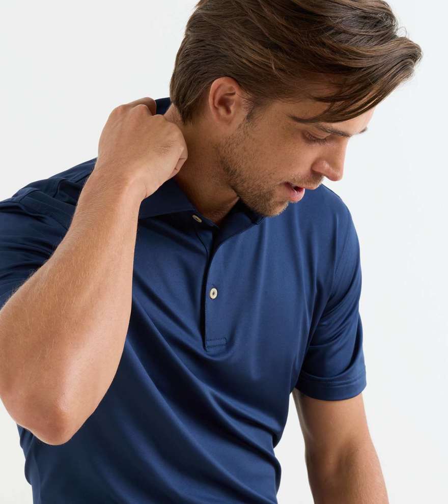Tour Logo Solid Performance Jersey Polo - Alternate Image 4
