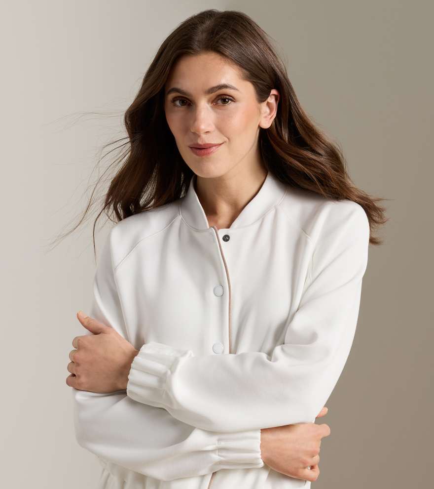 Flora Knit Bomber - Alternate Image 3