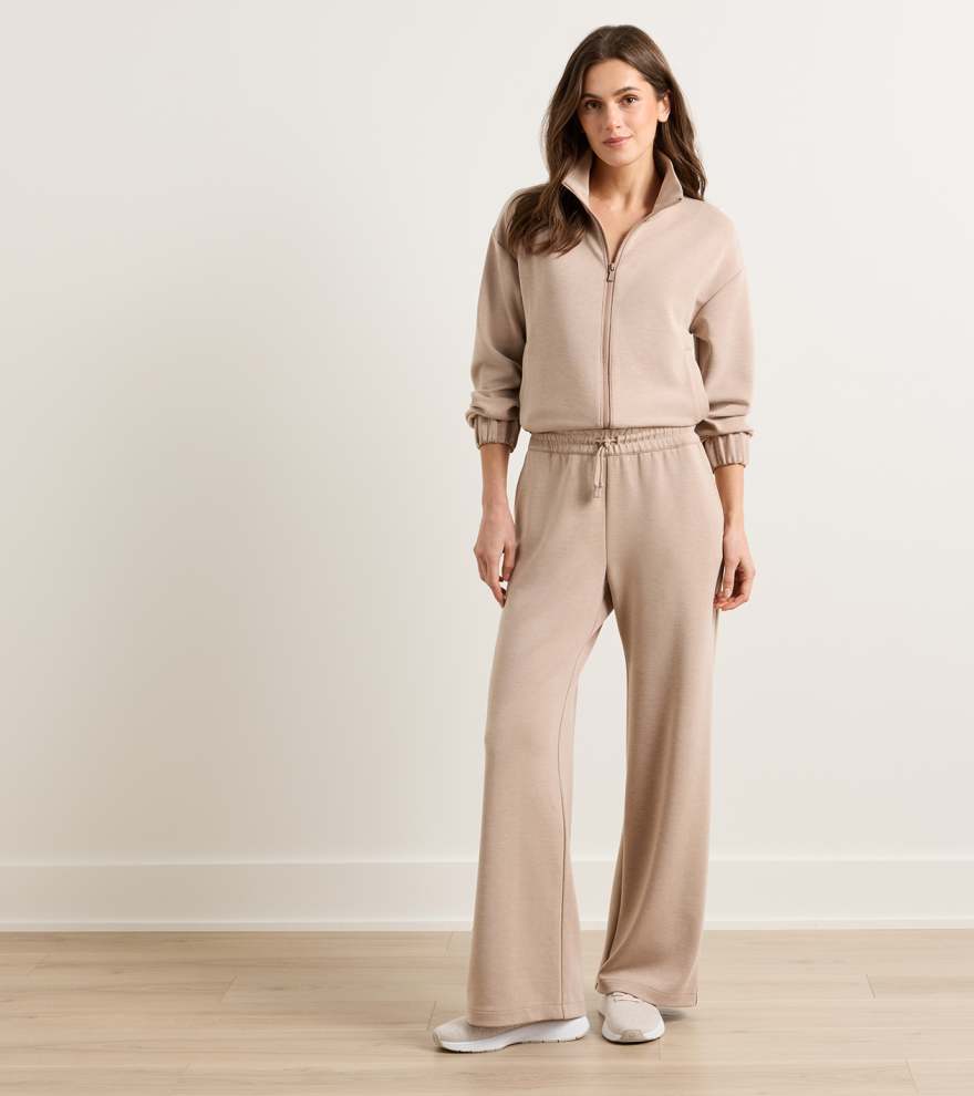 Flora Knit Melange Track Trouser - Alternate Image 1