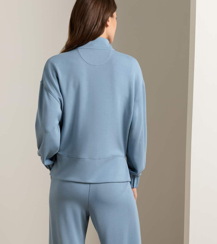 Flora Knit Half-Zip Pullover - Alternate Image 2