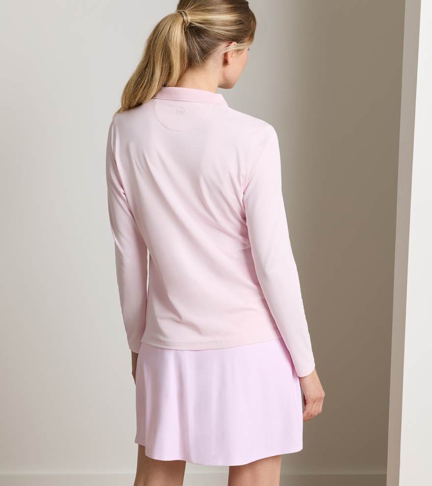 Keswick Long-Sleeve Button Polo - Alternate Image 2