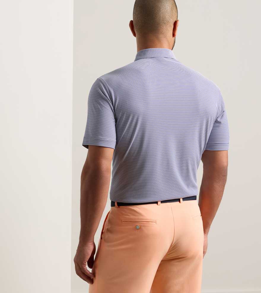 Featherweight Market Stripe Performance Polo - Alternate Image 2