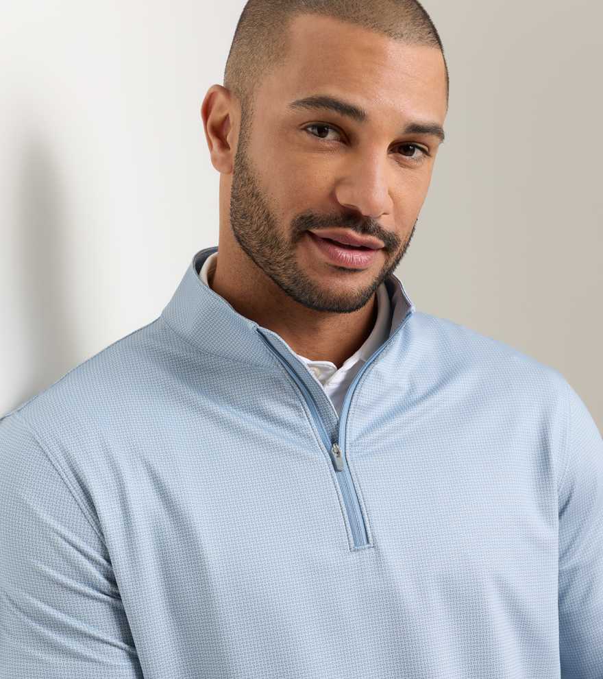Perth Basketweave Performance Quarter-Zip - Alternate Image 4