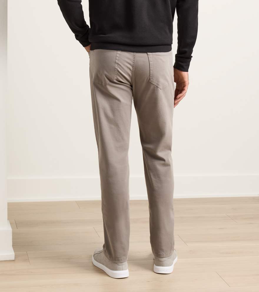Signature Sateen Five-Pocket Pant - Alternate Image 2