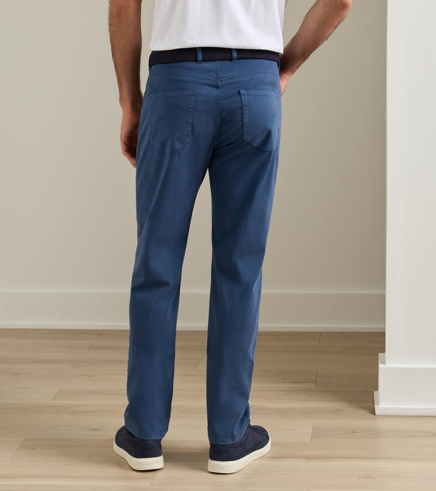Signature Sateen Five-Pocket Pant - Alternate Image 2
