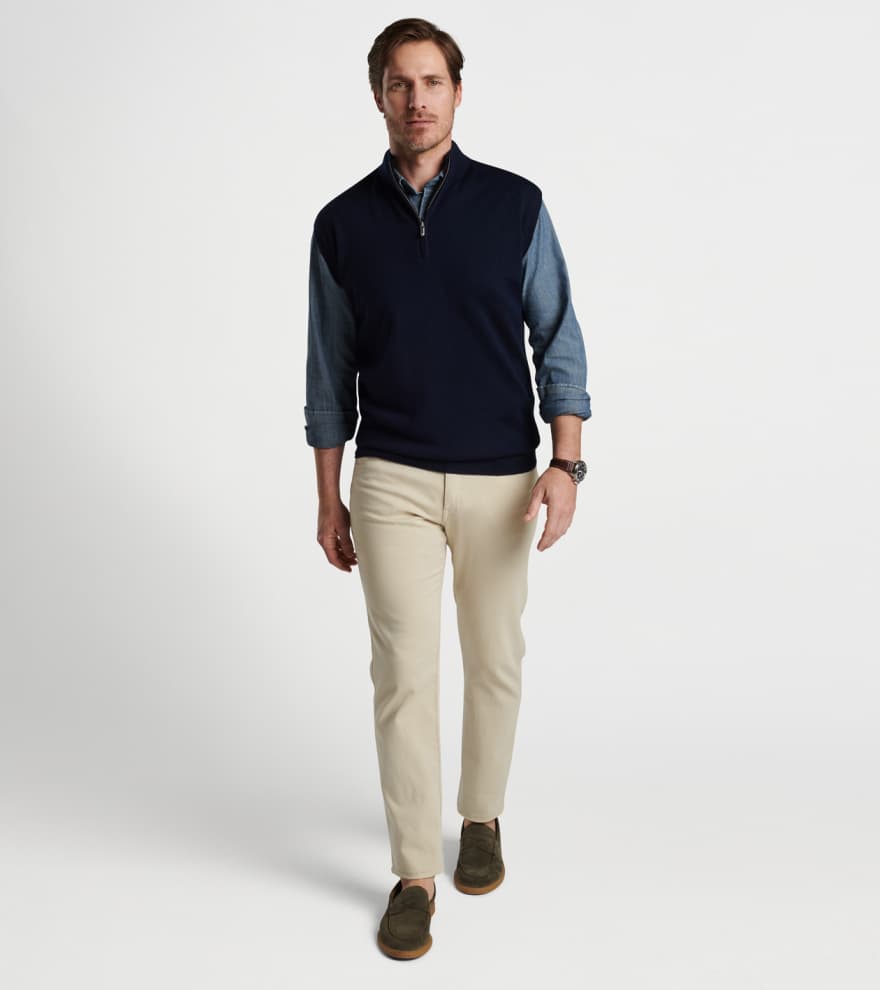 Autumn Crest Quarter-Zip Gilet - Alternate Image 1