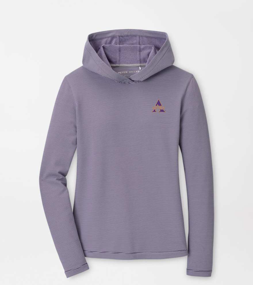 Alcorn State Women's Pine Sugar Stripe Performance Hoodie
