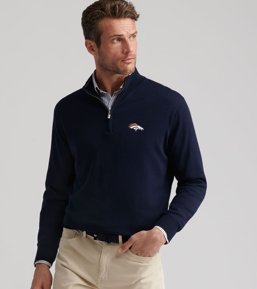 Denver Broncos Autumn Crest Quarter-Zip - Alternate Image 1