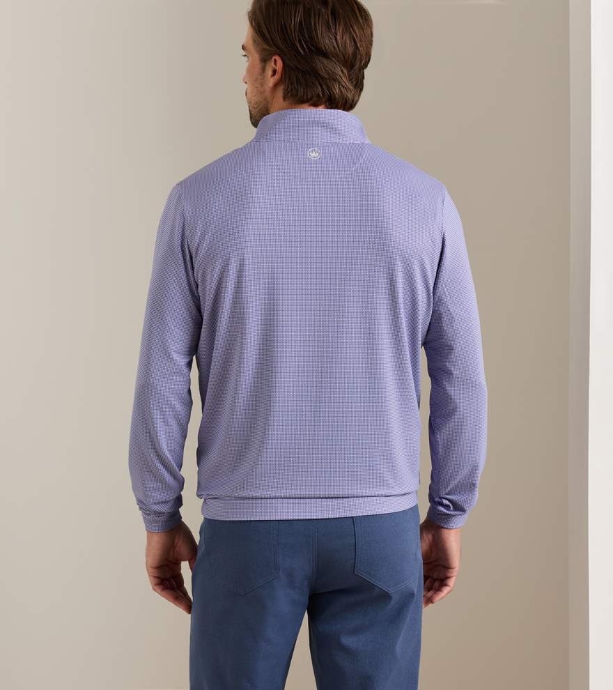 Perth Basketweave Performance Quarter-Zip - Alternate Image 2
