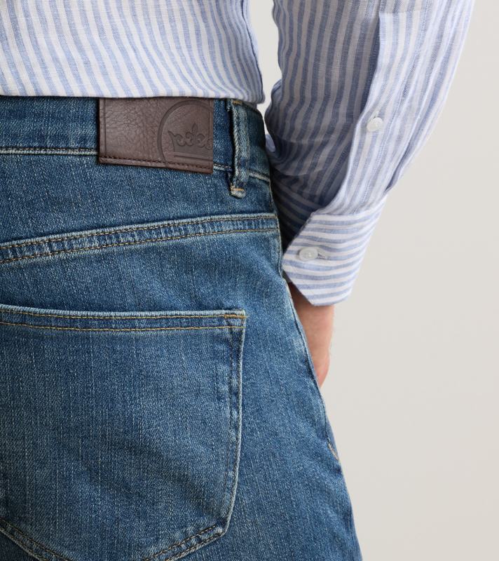 Vintage Washed Five-Pocket Denim | Men's Pants | Peter Millar