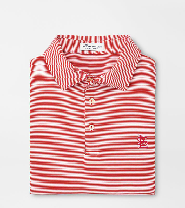 St. Louis Cardinals Jubilee Stripe Performance Polo | Men's MLB
