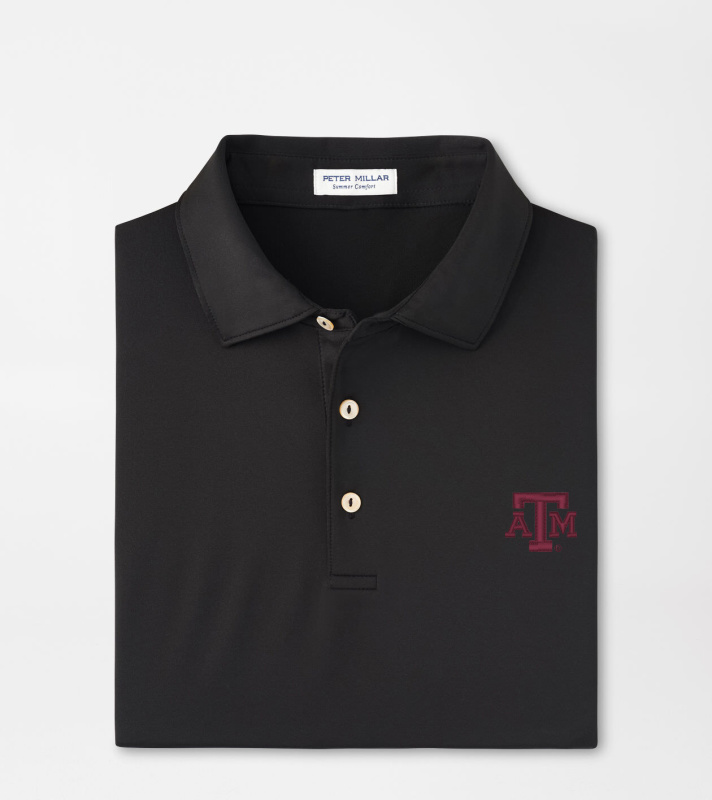 Texas A&M Solid Performance Jersey Polo | Men's Collegiate Apparel