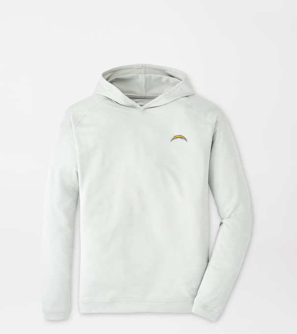 Los Angeles Chargers Pine Performance Hoodie in British Grey