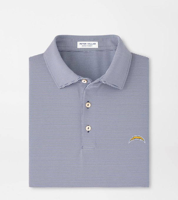 Los Angeles Chargers Jubilee Performance Jersey Polo in Navy