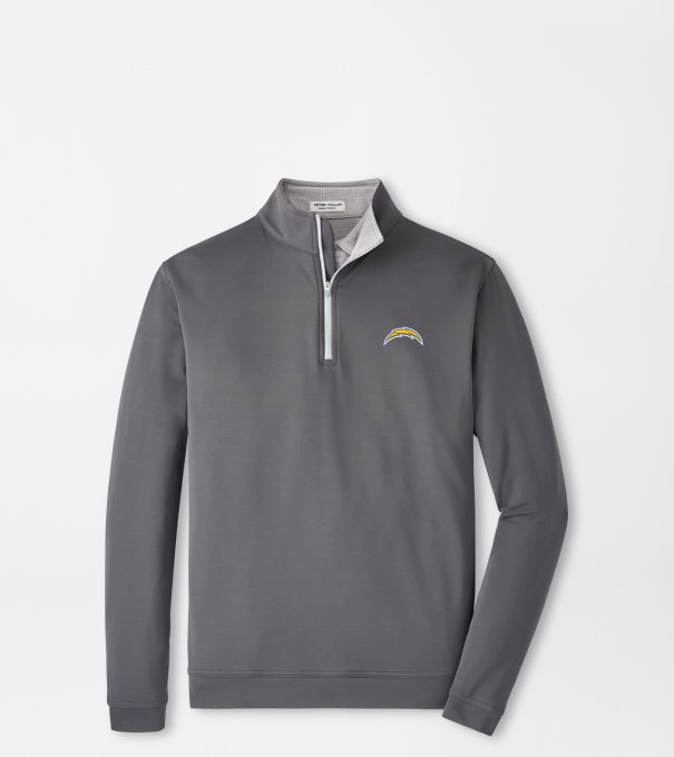 Los Angeles Chargers Perth Performance Quarter-Zip in Iron