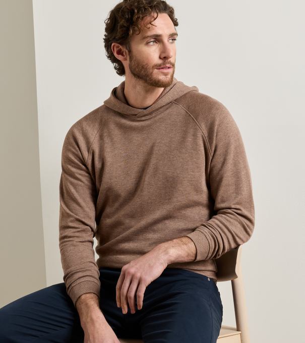 Crown Comfort Knit Hoodie in SAWGRASS